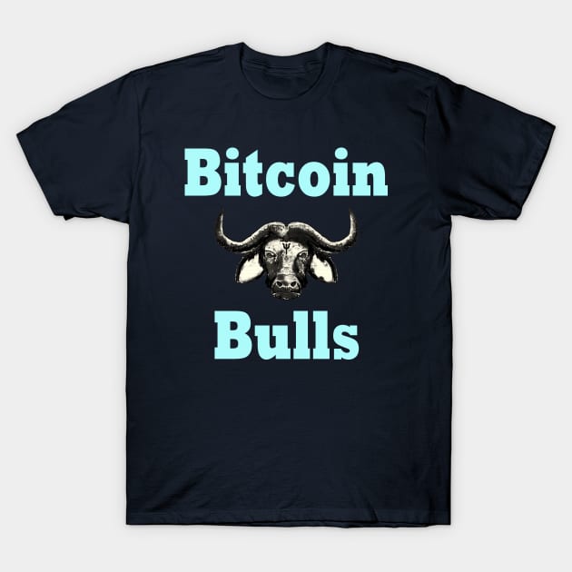 Bitcoin Bull Run Crypto Currency T-Shirt by PlanetMonkey